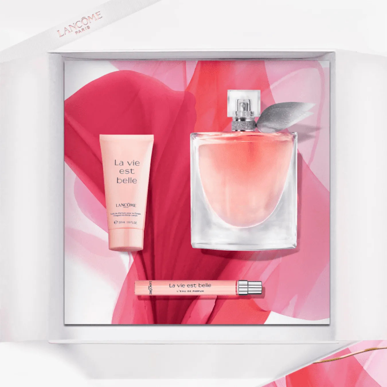 Kit Perfume Lancôme La Vie Est Belle Eau de Parfum 100ml + Miniatura 10ml + Loção Hidratante 50ml