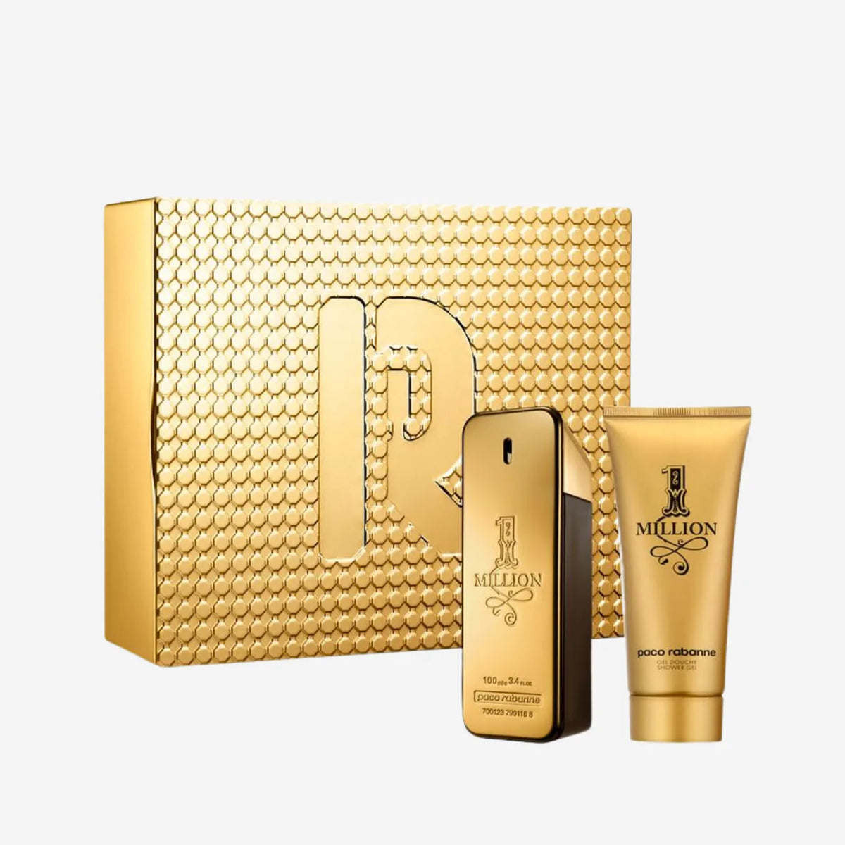 Kit Perfume Paco Rabanne 1 Million Eau de Toilette 100ml + Gel de Banho 100ml